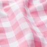 Tissu en coton Vichy à carreaux 1,7 cm – rose/blanc,  thumbnail number 2
