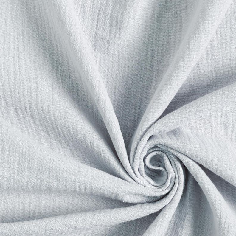 Tissu double gaze de coton – bleu clair, image number 1
