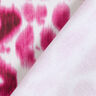 GOTS French Terry Batik motif léopard | TCC x LOOKS by Wolfgang Joop – pourpre/blanc,  thumbnail number 6