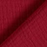 GOTS Tissu triple gaze de coton – carmin,  thumbnail number 5
