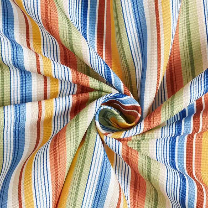 Tissu pour nappe Rayures fines – blanc/bleu,  image number 4
