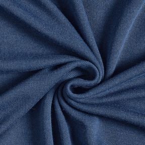 Tissu maille Mélange viscose super doux – bleu marine, 