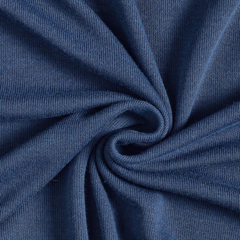 Tissu maille Mélange viscose super doux – bleu marine,  image number 1