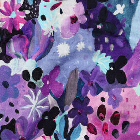 Sweatshirt Settle Petal Impression numérique | Nerida Hansen – bleu glacier/lilas, 