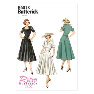 Robe Vintage 1952, Butterick 6018|40 - 48, 
