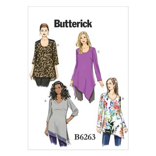 Haut|Tunique - Grande taille, Butterick 6263|52 -, 