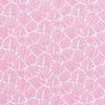 Coton enduit Mini feuilles abstraites – rose/blanc,  thumbnail number 1