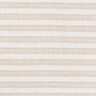 Tissu de coton Structure quadrillée à rayures horizontales – beige/blanc,  thumbnail number 1