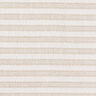 Tissu de coton Structure quadrillée à rayures horizontales – beige/blanc,  thumbnail number 1