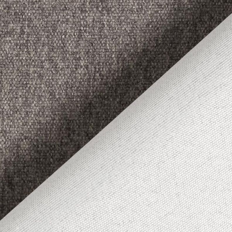 Tissu de revêtement Aspect laine – gris foncé,  image number 3