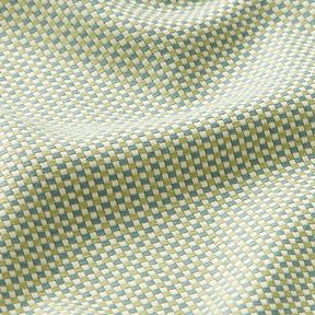 Tissu de décoration Jacquard Structure unie – vert, 