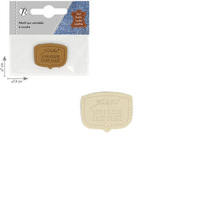Jeans Patch Handmade  – crème, 