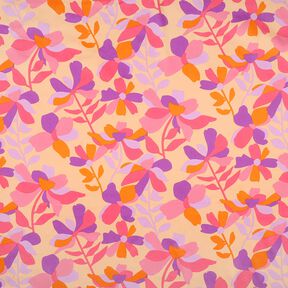 Satin de coton Cloverdale | Nerida Hansen – abricot/rose vif, 