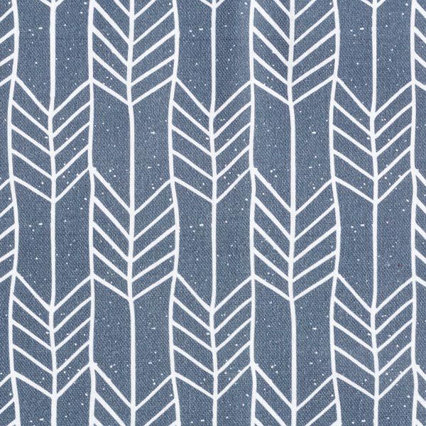 Tissu de décoration Semi-panama Motif de flèches – gris bleu,  image number 1