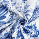 Tissu de décoration Canvas fleurs opulentes 280 cm – bleu roi/blanc,  thumbnail number 3