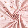 Jersey coton Licorne romantique – rosé,  thumbnail number 3