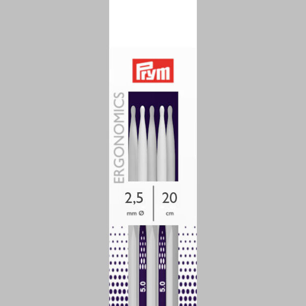 2,5|20cm Aiguilles à tricoter pour chaussettes Ergonomics | Prym,  image number 2