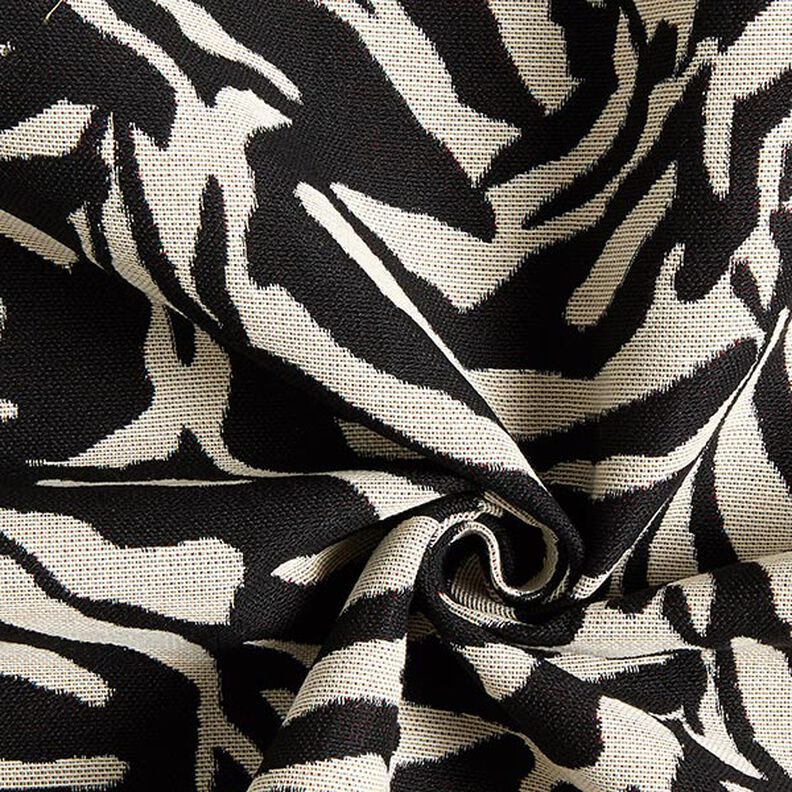 Jacquard Gobelin Zèbre – noir/blanc, image number 3