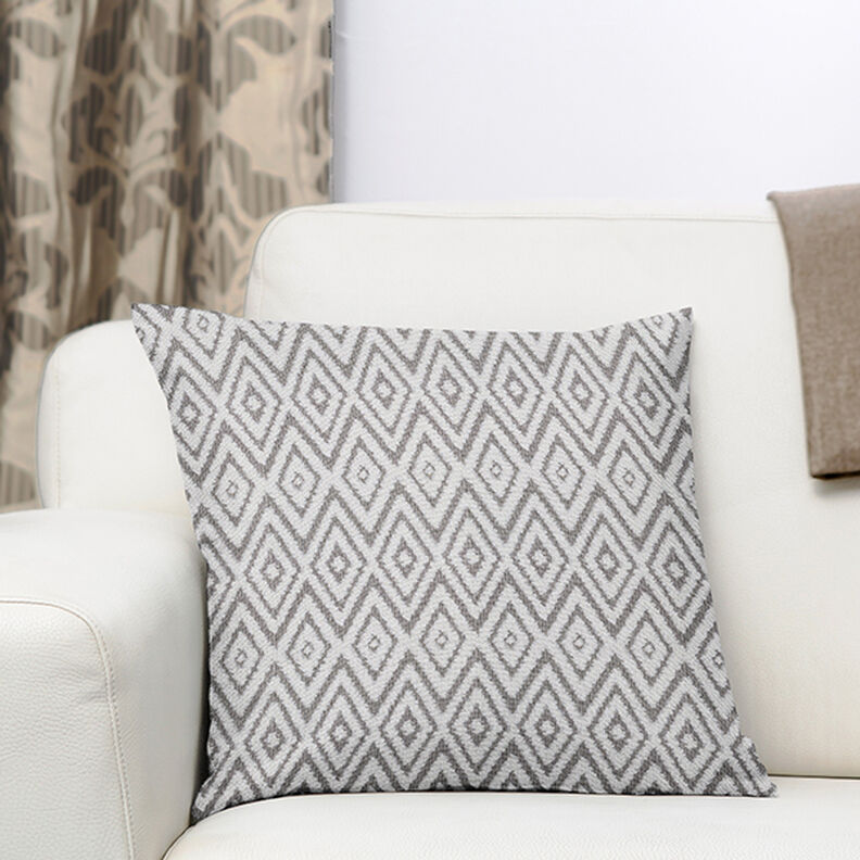 Tissu d'extérieur jacquard Ethno – gris,  image number 6