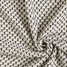 Grandes mailles de coton Pois abstraits – blanc/bleu marine,  thumbnail number 3