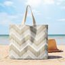 Tissu de décoration Semi-panama Chevrons – nature/dune,  thumbnail number 8