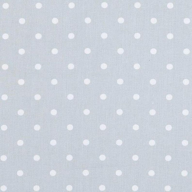 Tissu en coton Cretonne Pois – blanc/argent,  image number 1