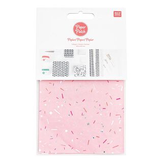 Paper Patch Set Confetti fluo | Rico Design – rose vif, 