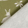Tissu de décoration Semi-panama Scène d'animaux de la forêt – olive/nature,  thumbnail number 4