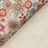 Tissu de décoration Semi-panama Grandes fleurs – nature/rose vif,  thumbnail number 4