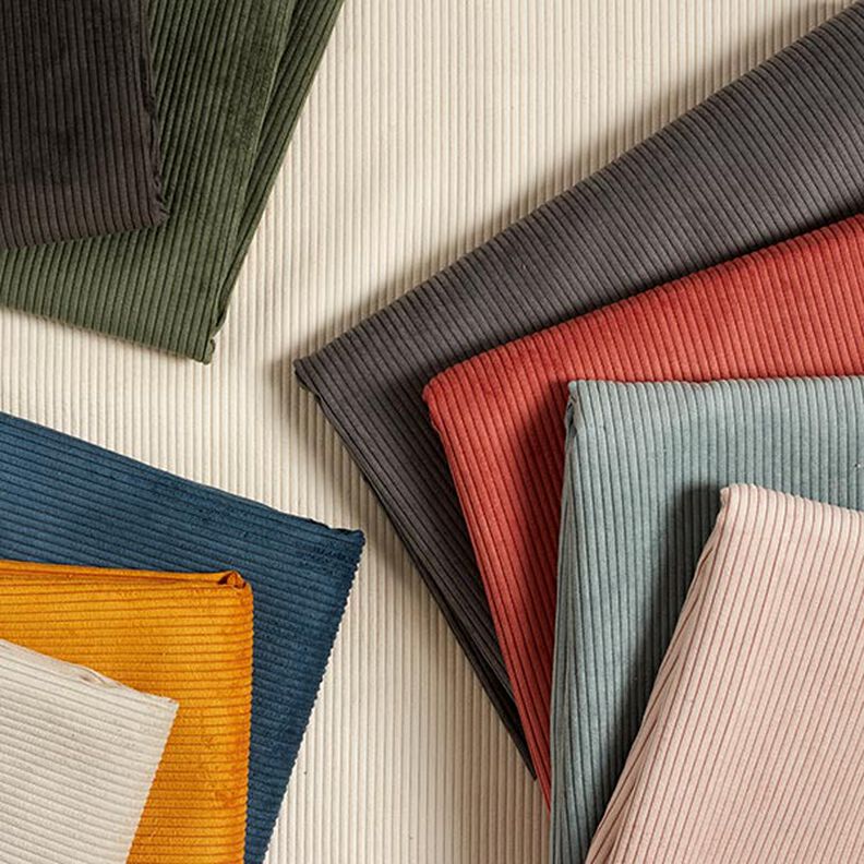 Tissu de revêtement aspect côtelé Fjord – gris,  image number 4