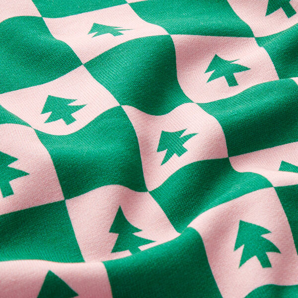 Soft sweat Sapins de Noël – vert genévrier/rose clair, image number 2