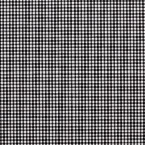 Tissu pour chemise à petits carreaux – noir/blanc, 