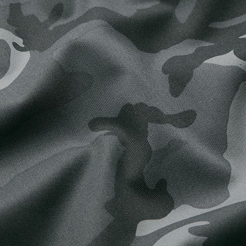 Tissu de pantalon Camouflage – anthracite,  image number 2