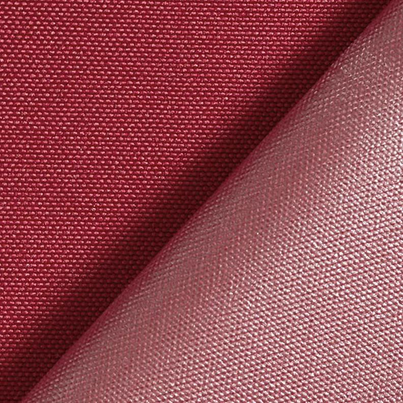 Tissu d’extérieur Panama Uni – rouge bordeaux,  image number 3