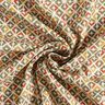 Crêpe de viscose Losanges rétro – beige/kaki,  thumbnail number 3