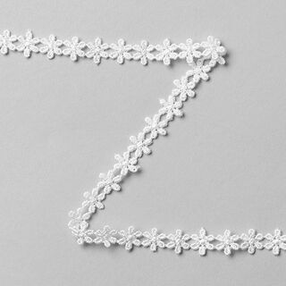 Galon de dentelle Flower - blanc cassé, 