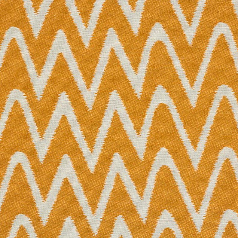 Tissus pour l’extérieur Jacquard Motif ikat – moutarde,  image number 1