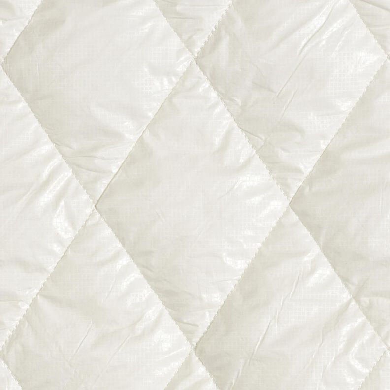 Tissu matelassé Losanges légèrement brillants – ivoire, image number 1