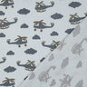 Tissu double gaze de coton Hélicoptère | by Poppy – bleu bébé/gris schiste,  thumbnail number 4
