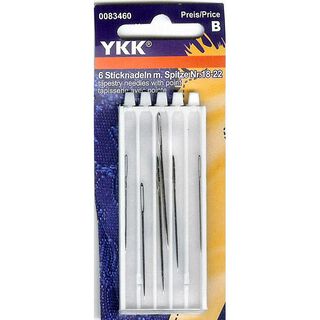 Aiguille à broder avec pointe [n° 18-22] | YKK, 