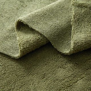 Tissu éponge douillet Bambou Uni – olive, 