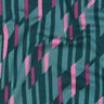 Jersey romanite Losanges abstraits – pétrole/rose,  thumbnail number 2