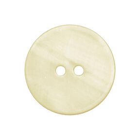 Bouton nacré pastel - jaune clair, 