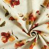 Mélange viscose lin fleurs aquarelles – nature/terre cuite,  thumbnail number 3