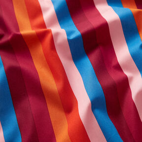 Popeline coton Summer Stripe | Nerida Hansen – rouge bordeaux, 