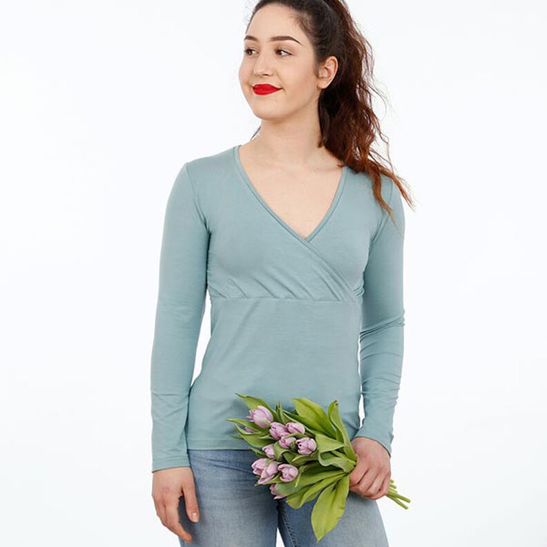 Chemisier effet cache-cœur FRAU LIESE | Patron prêt à découper | XS-XXL,  image number 2