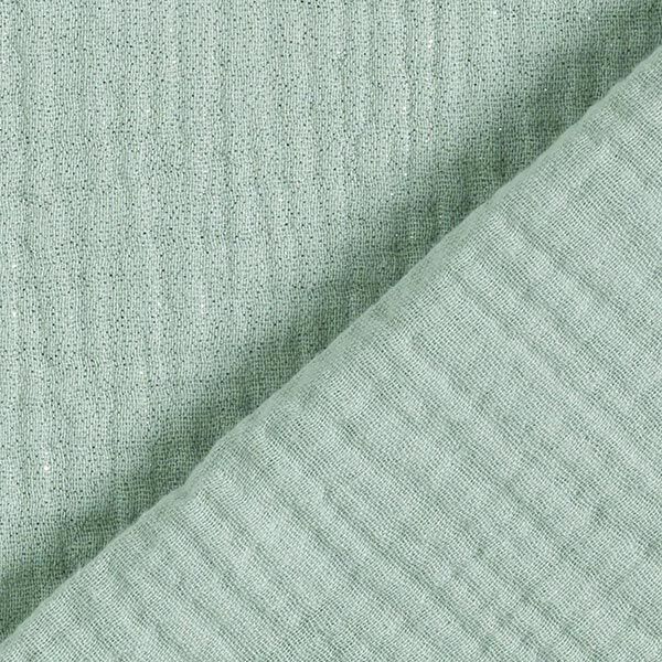Tissu double gaze de coton fins points scintillants| by Poppy – roseau,  image number 4