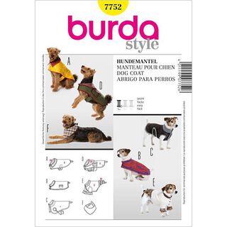 Manteau pour chiens, Burda 7752, 