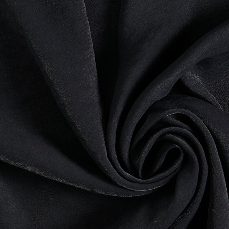 Mélange viscose Reflet brillant – noir, image number 1