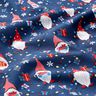 Tissu en coton Popeline Lutins de Noël – bleu marine/rouge,  thumbnail number 2